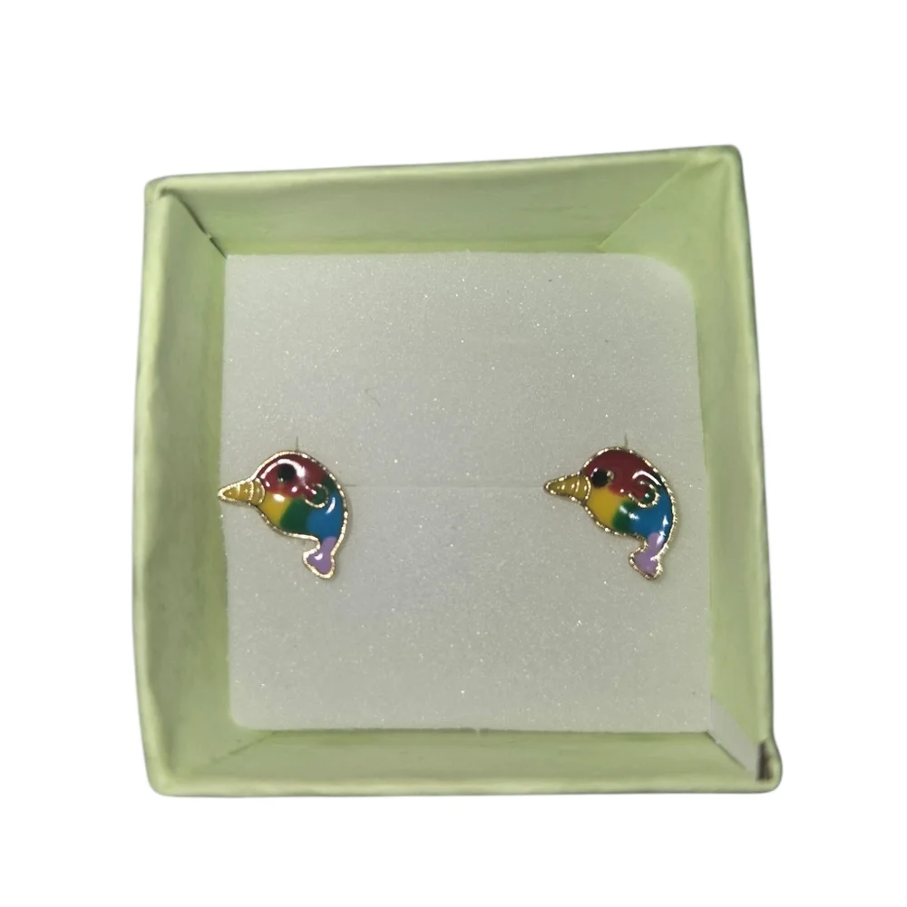 Multicolor Bird‎ Earrings